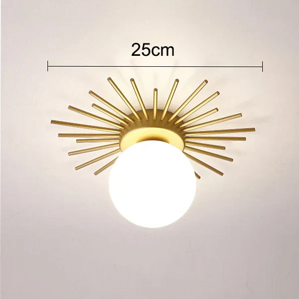 DecorBites™ LED Ceiling Lights: Modern Nordic Home Hallway Lighting for Locker Room Decor