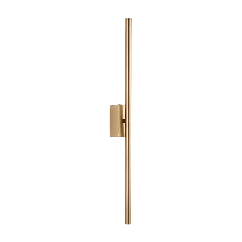 DecorBites™ LED Metal Tube Wall Lamp Modern Black Gold Decor Sconce for Bedroom Foyer Bathroom