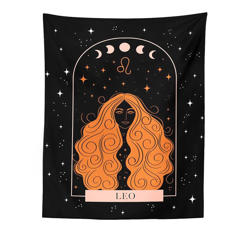DecorBites™ Celestial Constellation Tapestry Moon Phase Wall Hanging for Unique Home Décor