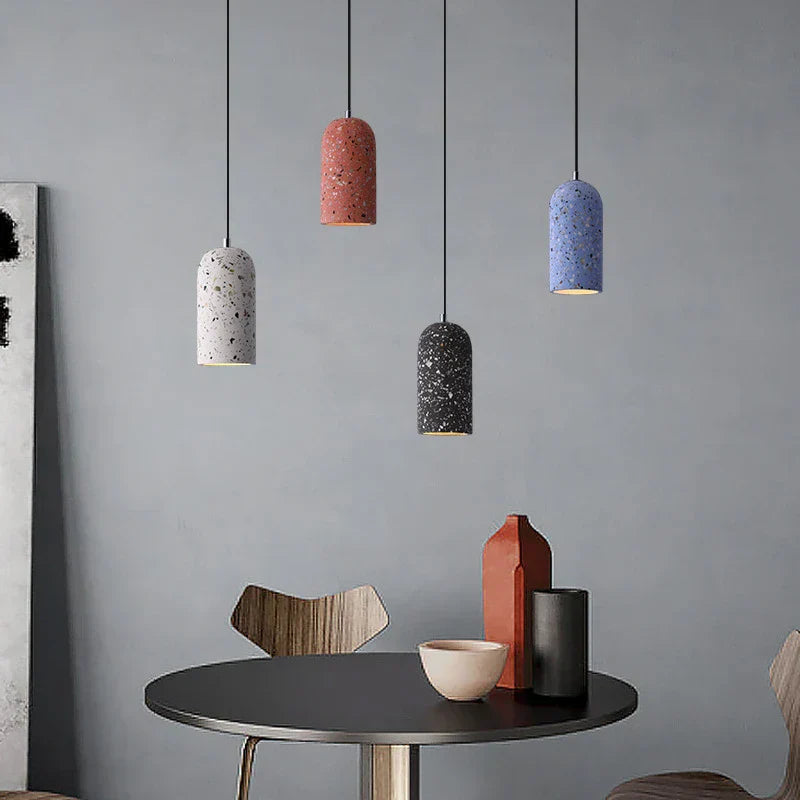 DecorBites™ Cement Pendant Lights - LED Industrial Decor for Kitchen Dining Room Bar