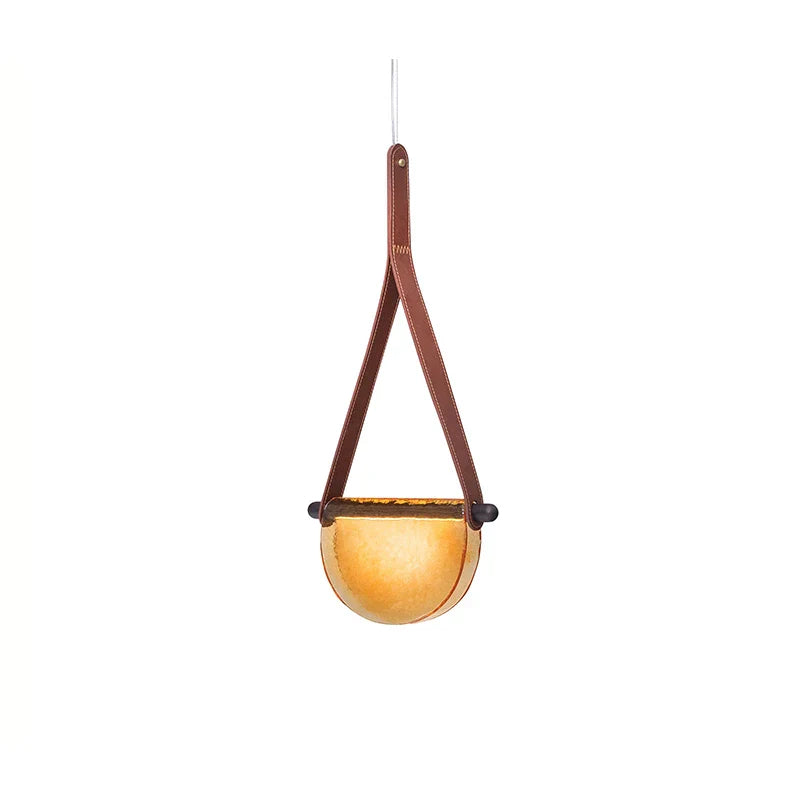 DecorBites™ Handmade Glass Pendant Lamp for Room, Bedside, Model Room, Restaurant