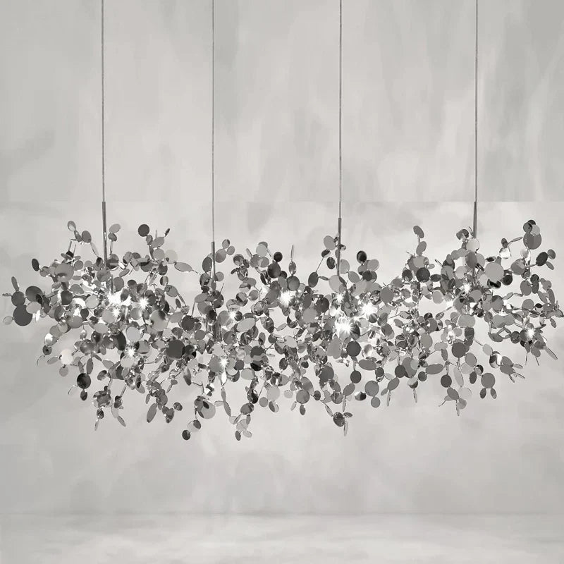 DecorBites™ G9 Leaf Pendant Light Industrial Suspension Lamp - Metal Hanging Lights