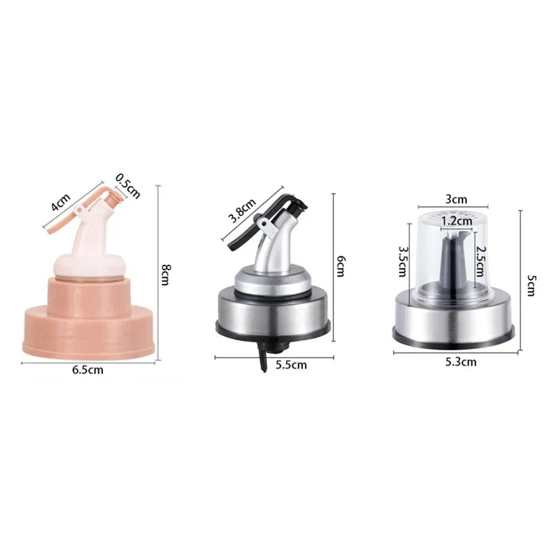 DecorBites™ Bottle Cap Stopper for Seasoning Bottle - Durable Oil Nozzle Lid