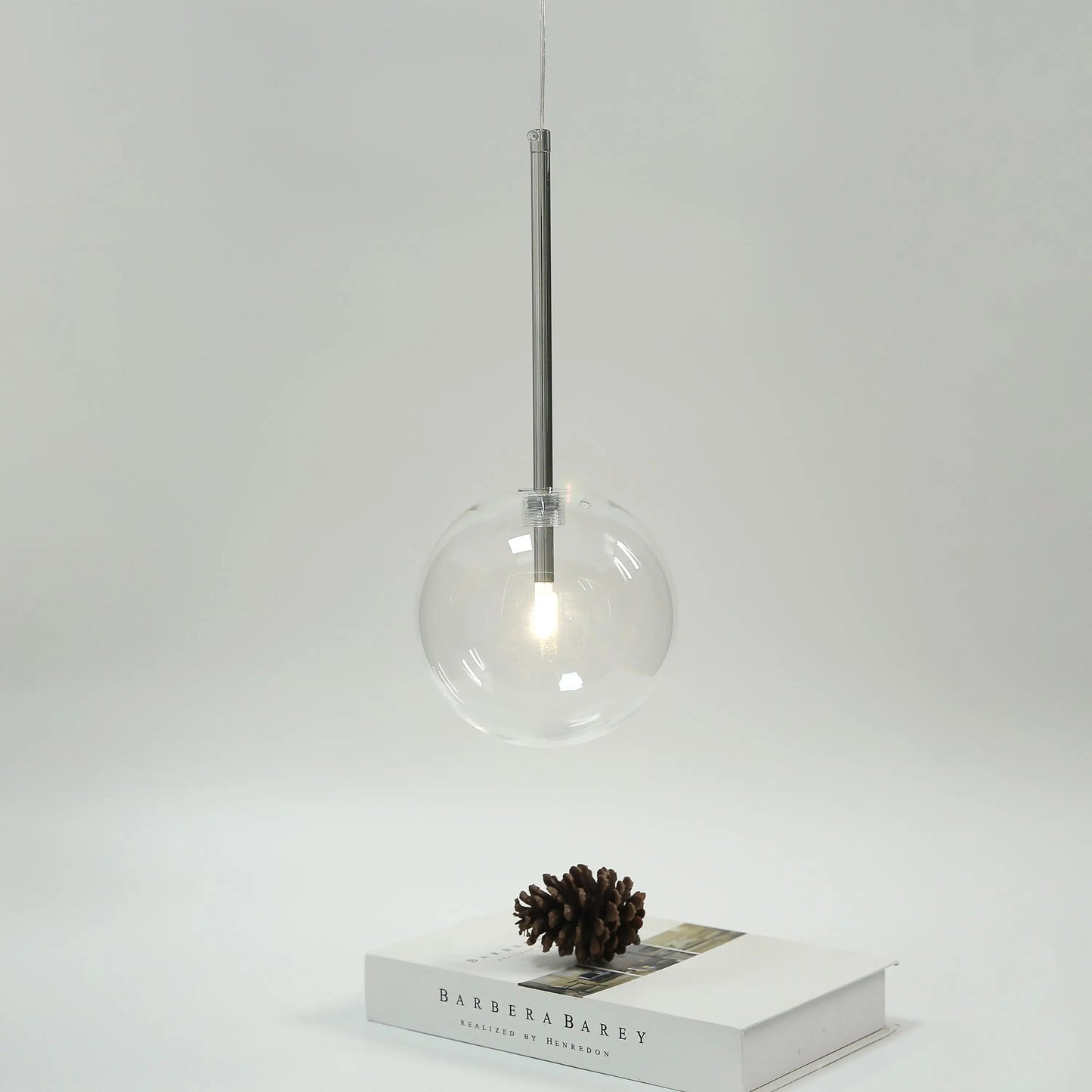 DecorBites™ Bubble Glass Ball Pendant Light for Modern Living Room Kitchen Bedroom