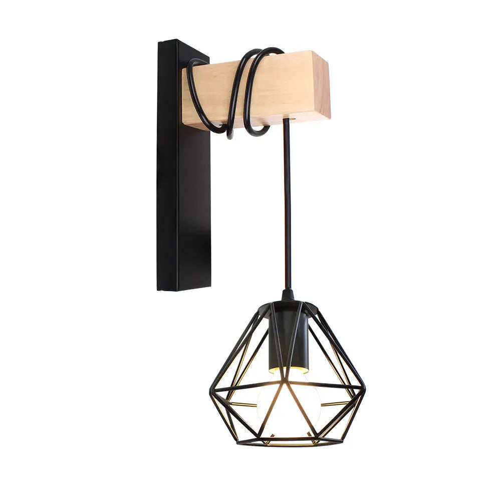 DecorBites™ Industrial Pulley Wall Light - Retro Loft Sconce Fixture for Home, Cafe, Bar