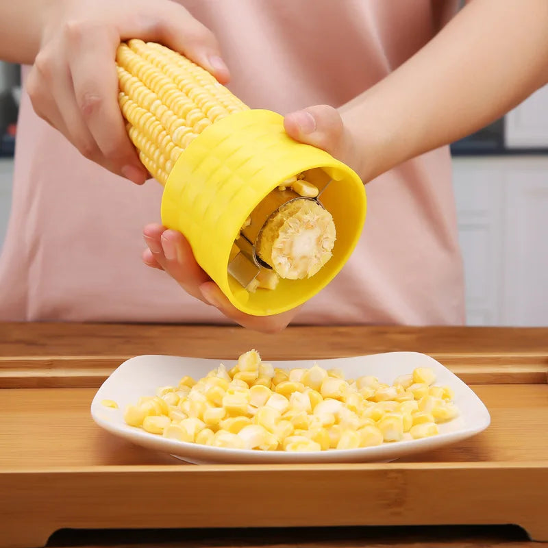DecorBites™ Corn Peeler Tool Kitchen Gadget - Easy Corn Kernel Remover Stripper Cutter