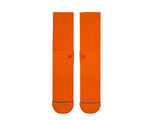 Stance Icon Classic Crew Socks Orange