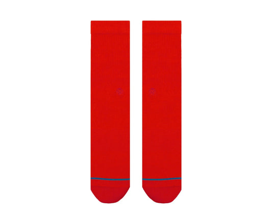 Stance Icon Classic Crew Socks Red