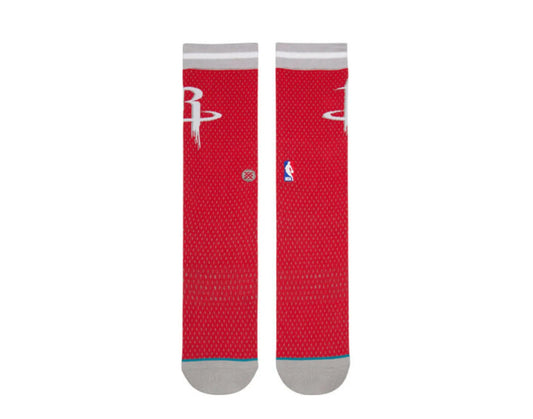 Stance Houston Rockets Jersey Crew Socks Red