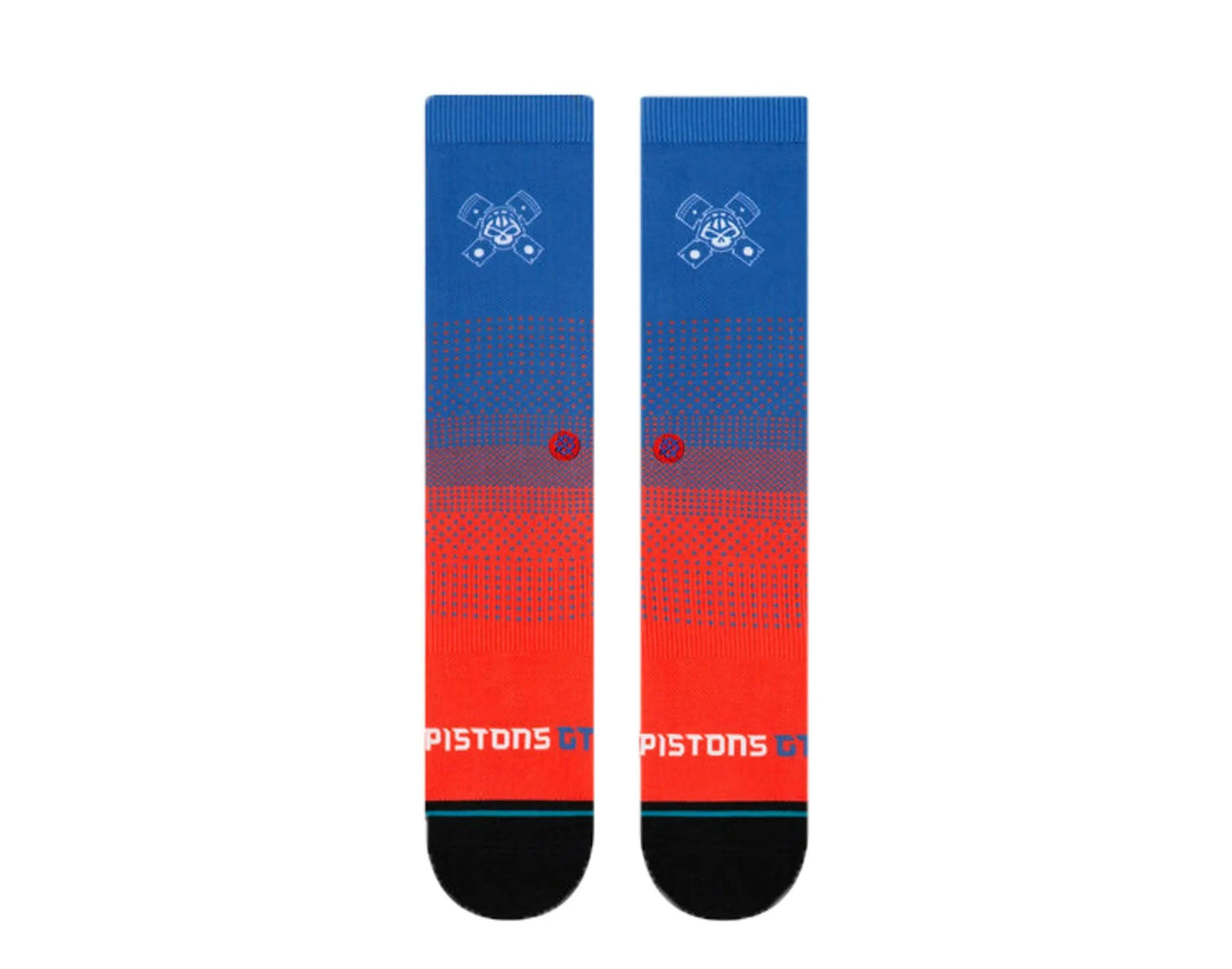 Stance Casual NBA Detroit Pistons Gaming GC 2K Crew Socks Blue/Red