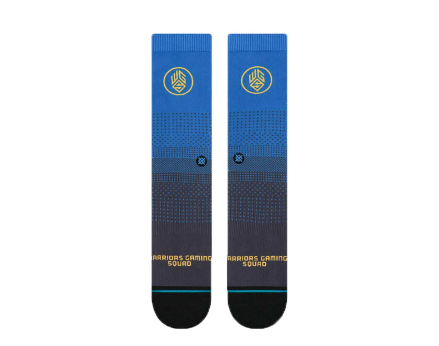 Stance Casual NBA Golden State Warriors Gaming Squad 2K Men Crew Socks Blue