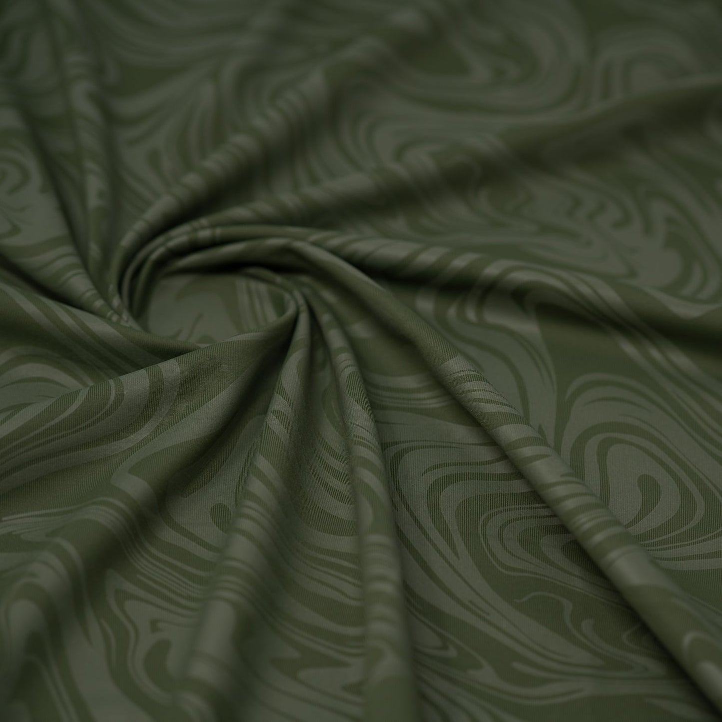 Marble Foil Printed Nylon Spandex Superflex Fabric | Blue Moon Fabrics
