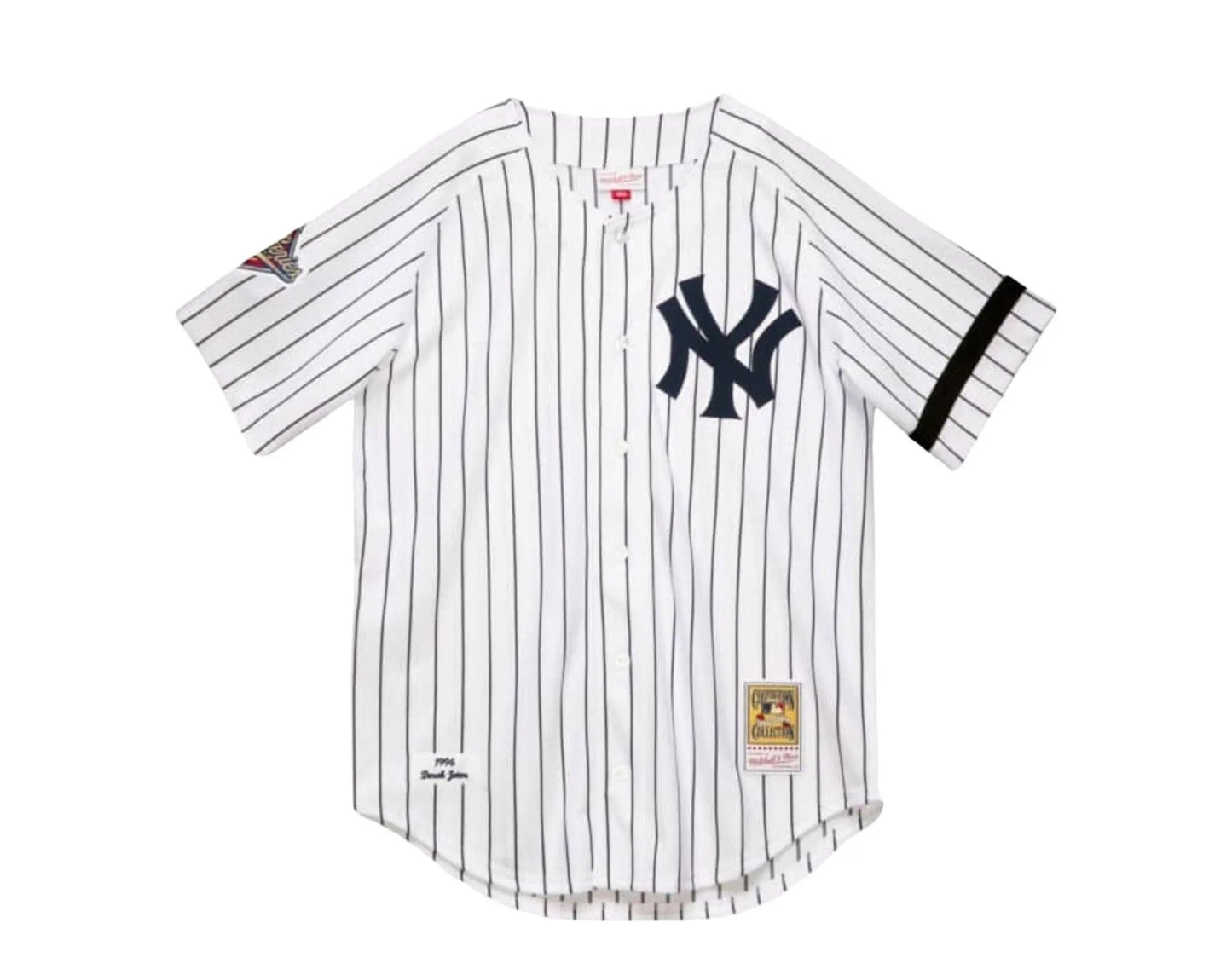 Mitchell & Ness New York Yankees Derek Jeter Authentic Jersey Men Jersey White/Navy Pinstripe
