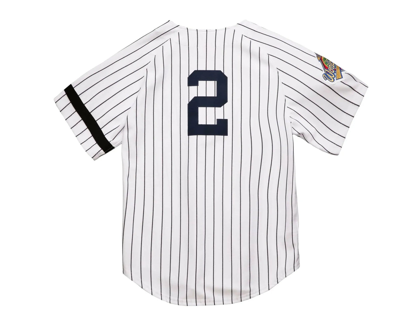 Mitchell & Ness New York Yankees Derek Jeter Authentic Jersey Men Jersey White/Navy Pinstripe