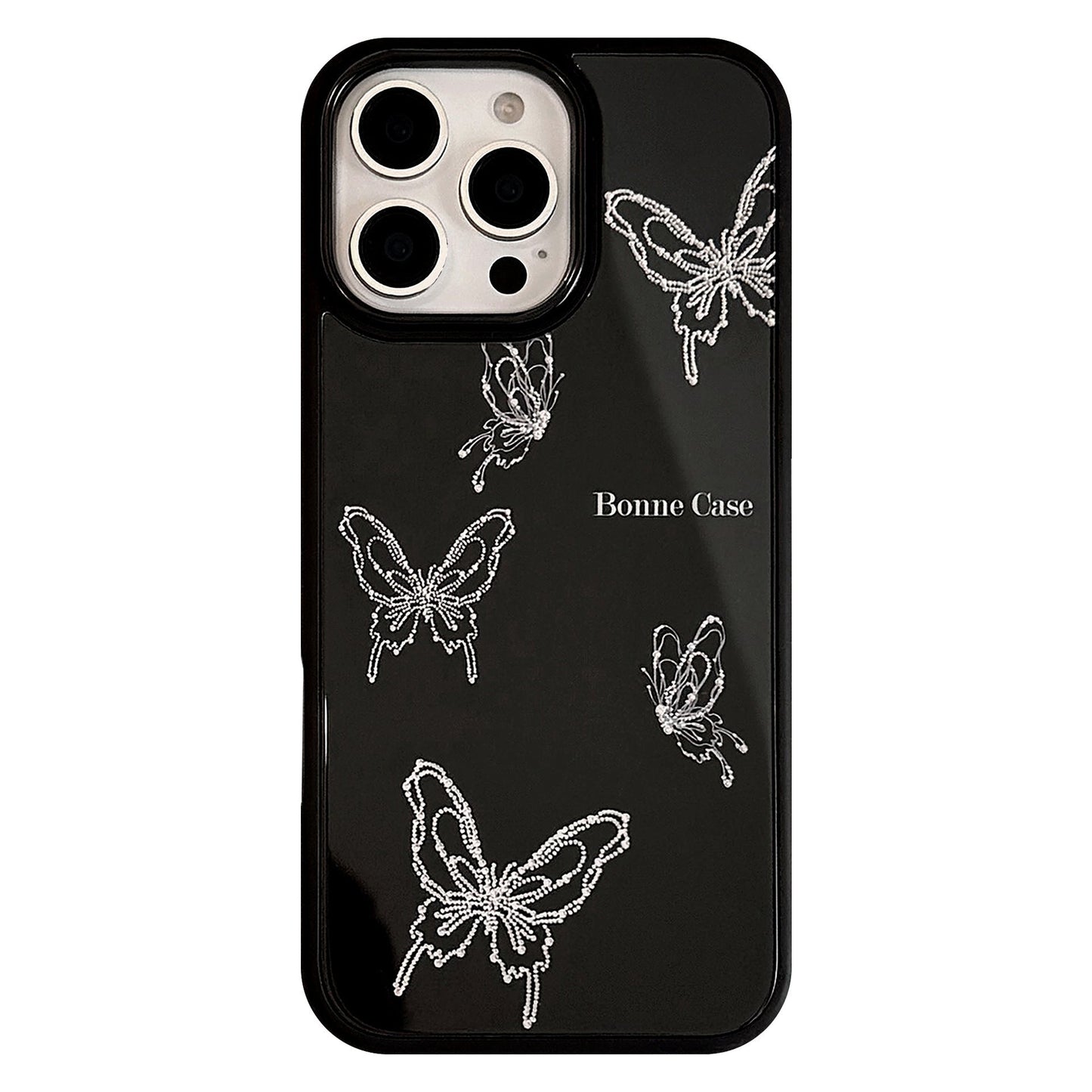 Gilt ins butterfly iphone17 apple 15promax phone case 13/14 glass 12 for 16plus hard