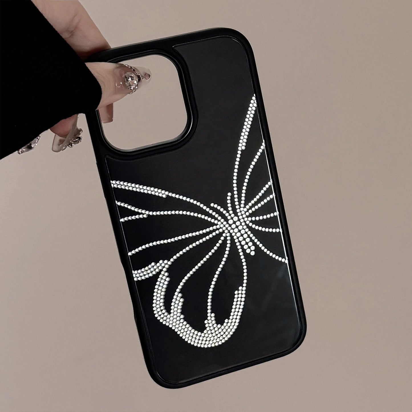 Gilt ins butterfly suitable for 16 apple 15pro max mobile phone case iphone14 acrylic 17 personality Europe and America
