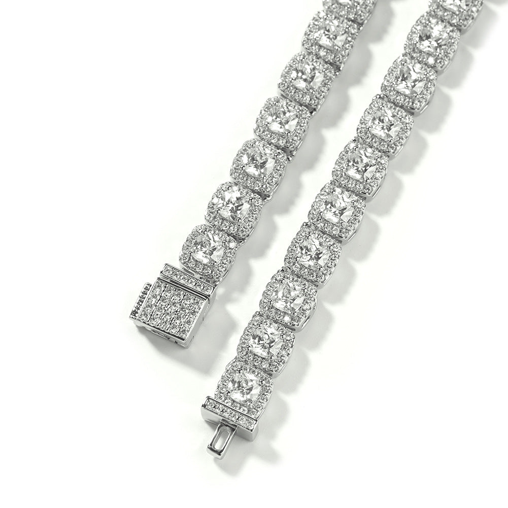 mens gold Gold Plated Rock Candy Chain necklace