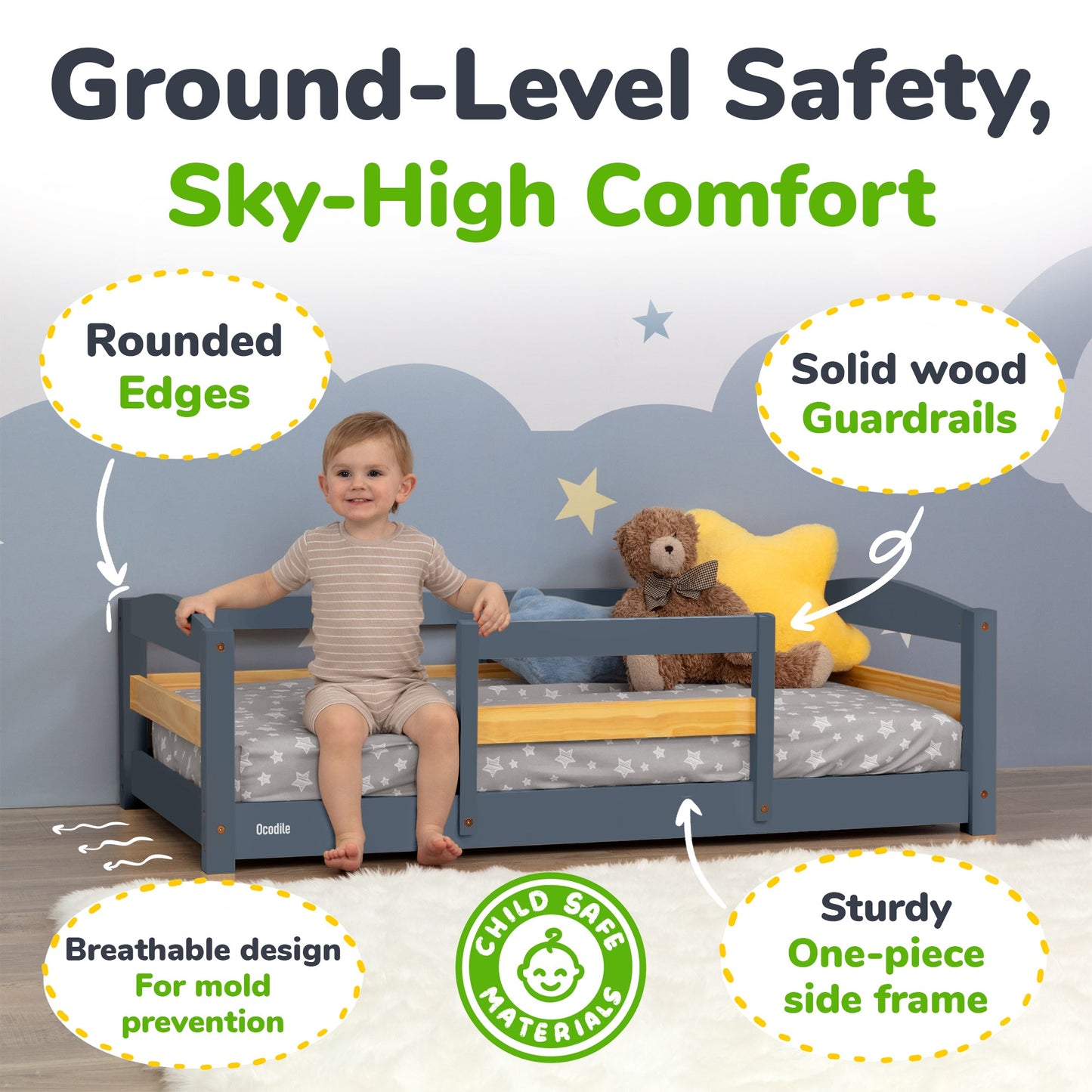 Floor Bed - Crib Size