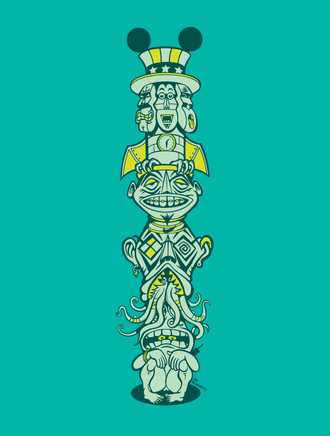 Totem 28 Teal · Unisex T-Shirt