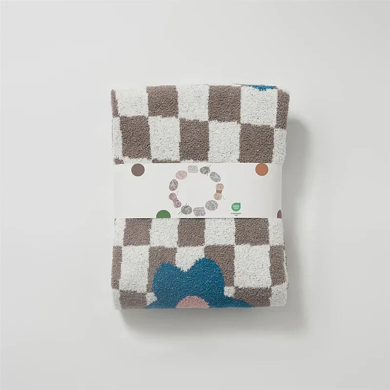 DecorBites™ Knitted Blanket Throws 130x160cm