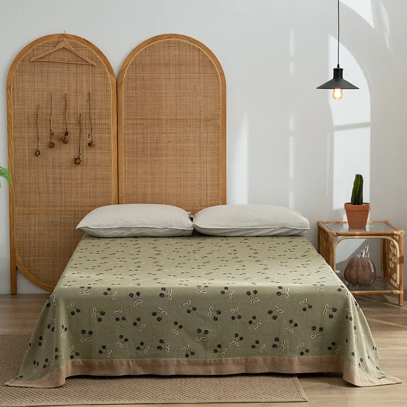 DecorBites™ Luxe Cotton Blanket - Premium Quality, 200*230 150*200, Perfect for Sofa or Bed