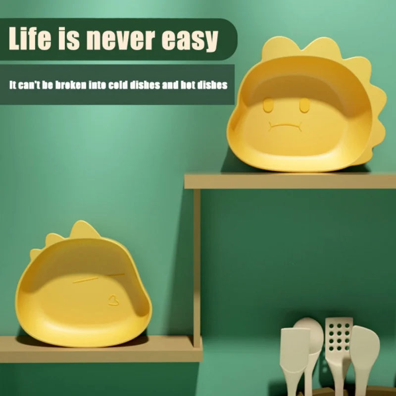 DecorBites™ Bear Shape Fruit Plate Kitchen Tableware Desktop Trash Tray Cute Cartoon Snack Dish