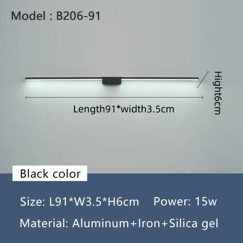 DecorBites™ LED Bathroom Mirrors with Lights, Wall Lamps, and Vanity Light Fixtures