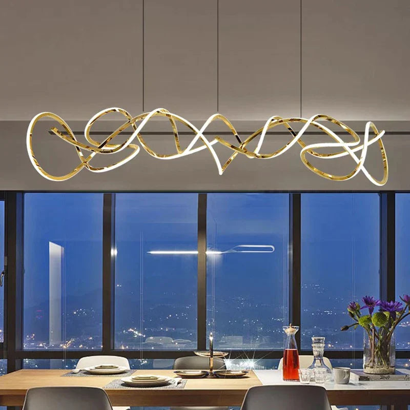 DecorBites™ LED Pendant Light Chandeliers for Modern Living and Dining Room Lighting