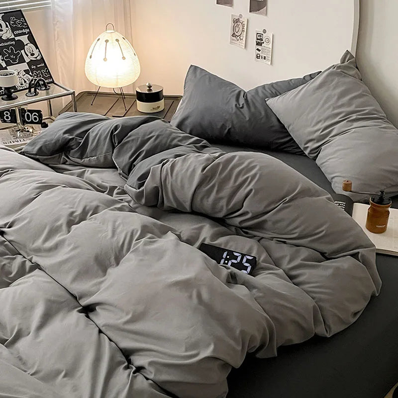 DecorBites™ Cotton Bed Sets Comforter Cover Set with Corner Ties