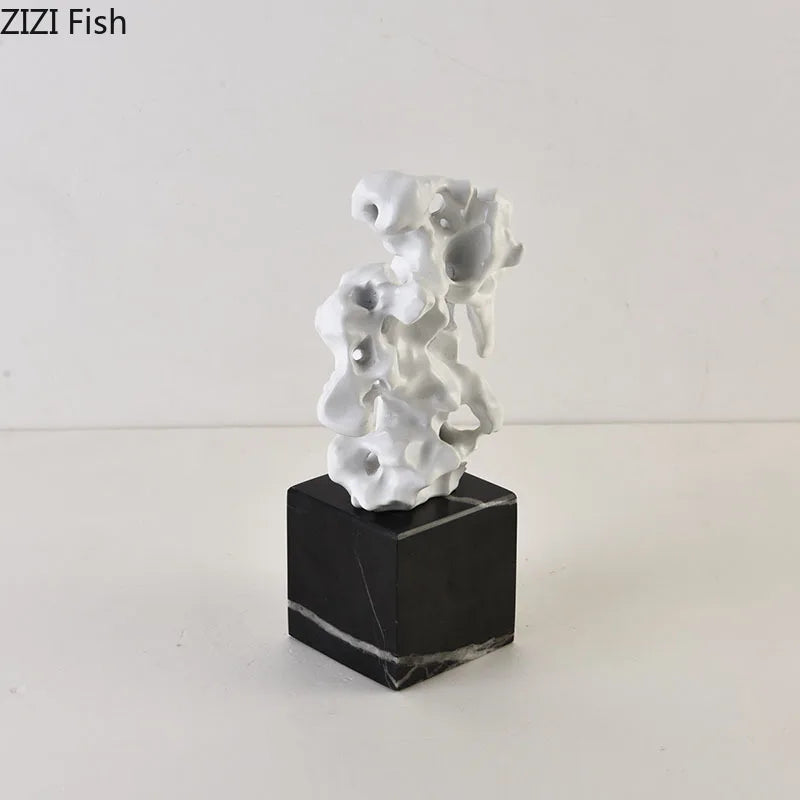 DecorBites™ Coral Creative Resin Sculpture, Modern Taihu Stone Desk Ornament for Home Decor
