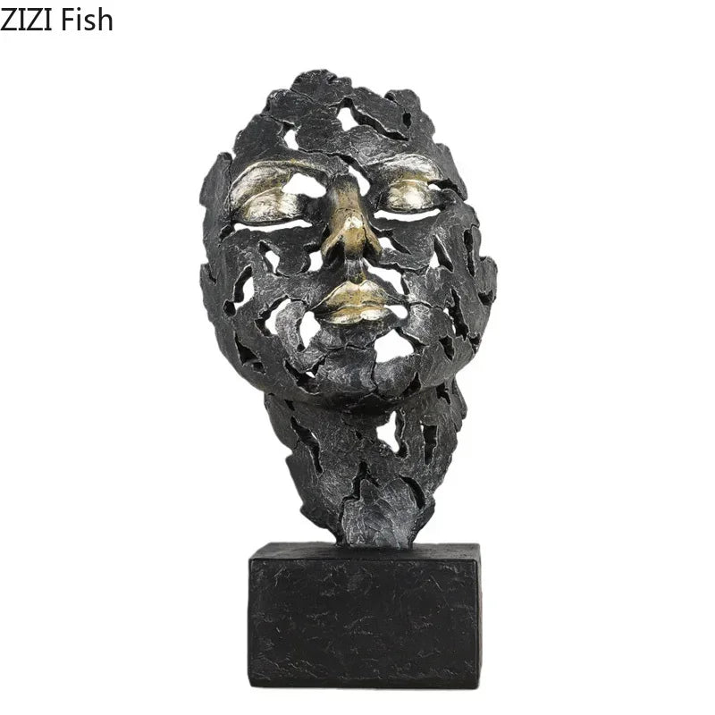 DecorBites™ Creative Thinker Modern Sculpture Decor Ornament for Desk and Room Aesthetics