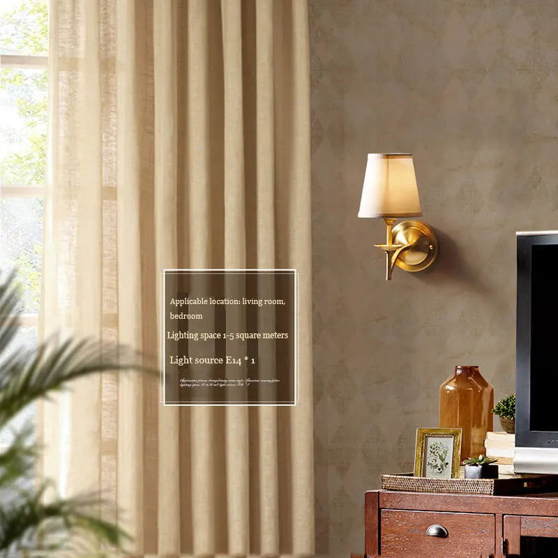DecorBites™ Copper Wall Lamp for Living Room, Bedroom, Balcony - Elegant & Durable Lighting