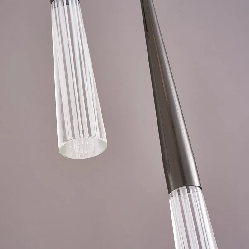 DecorBites™ Acrylic Cone Pendant Light for Villa Stair, Kitchen, and Restaurant.