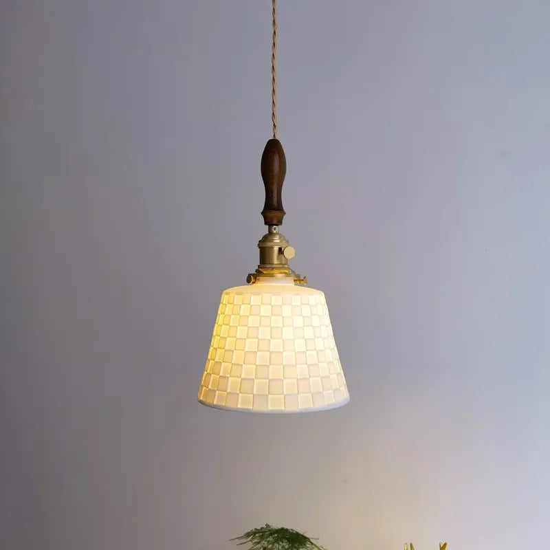 DecorBites™ Ceramic Copper LED Pendant Light for Kitchen Dining Bedroom Decor