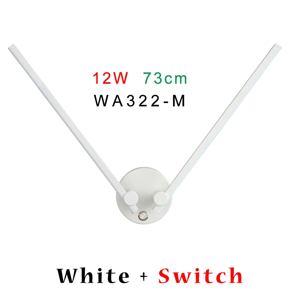 DecorBites™ Double Arm Adjustable LED Wall Light for Living Room and Bedroom