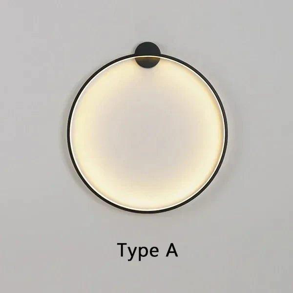 DecorBites™ Circular Wall Lamp LED Lighting for Bedroom Living Room Atmosphere