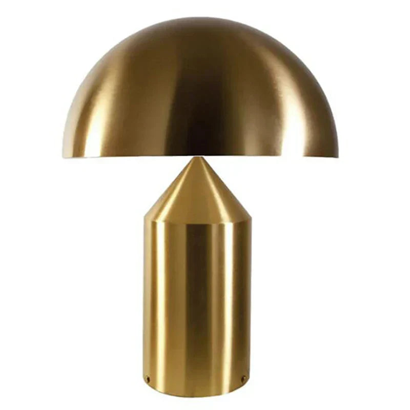 DecorBites™ Atollo Black White Gold Mushroom Lamp for Bedroom Study Living Room Decor