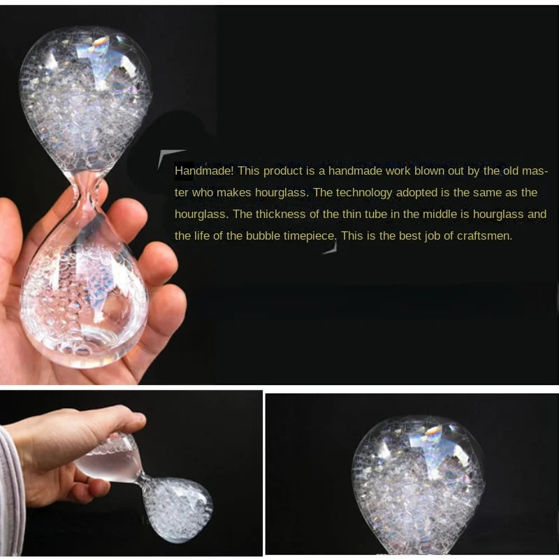 DecorBites™ Bubble Dream Hourglass: Kids Timer & Desk Decoration
