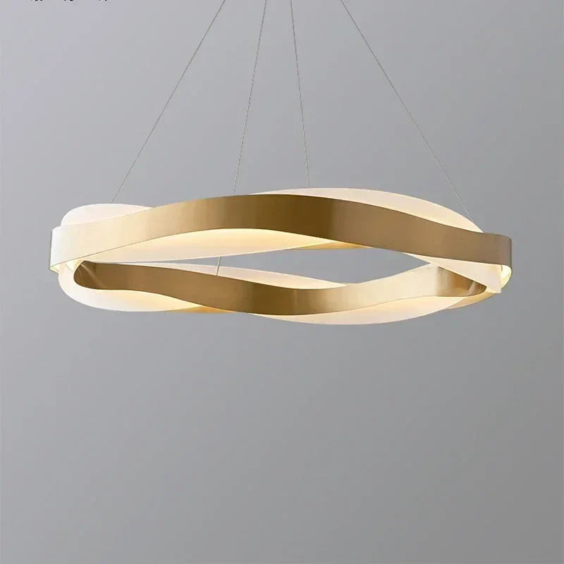 DecorBites™ Black Circle Chandelier Luxury Pendant Light for Home Decor