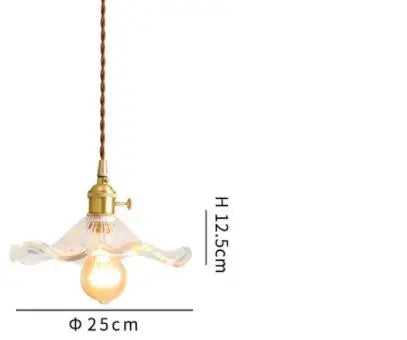 DecorBites™ Blue Glass Pendant Lights for Bedroom Dinning Living Room