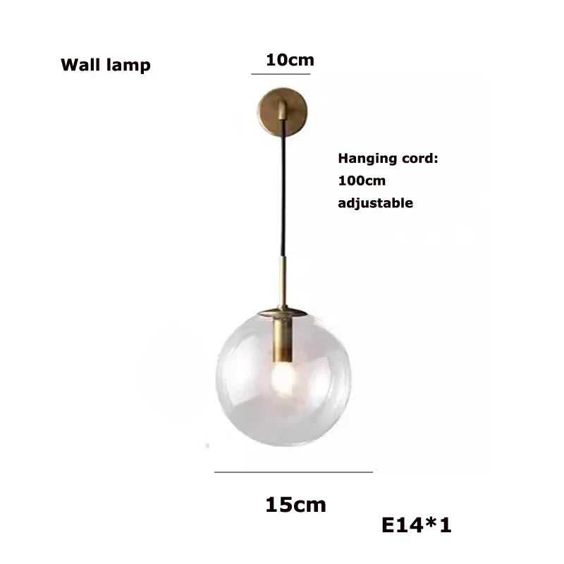 DecorBites™ Clear Glass Bubble G4 LED Dandelion Chandelier - Gold/Silver/Black Hardware