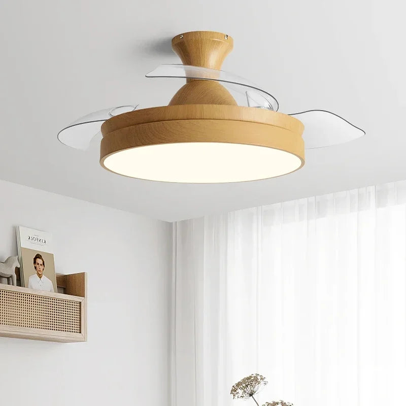 DecorBites™ DC Motor Ceiling Fan Light with Remote Control for Home, Bedroom, and Living Room