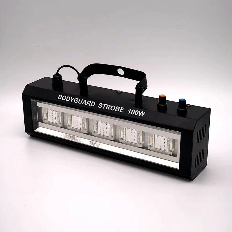 DecorBites™ 100W Auto Sound Control LED White Strobe Light for Music Shows