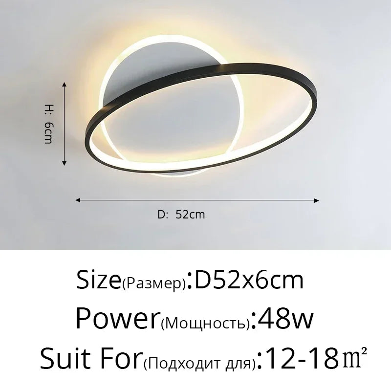 DecorBites™ LED Ceiling Lights for Home Decor Luster Indoor Lighting