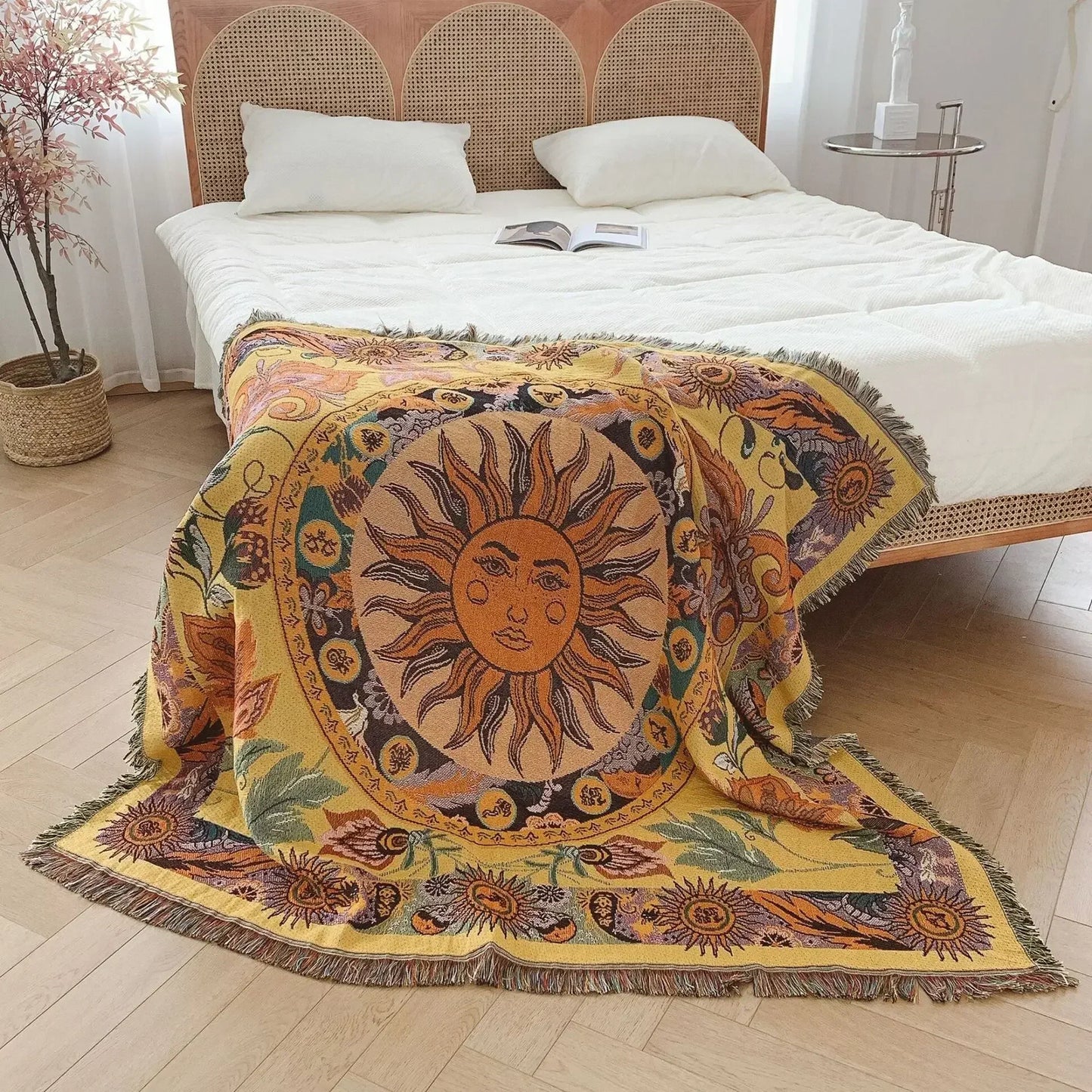 DecorBites™ Bohemian Camping Blanket - Multi-Functional Outdoor Essential