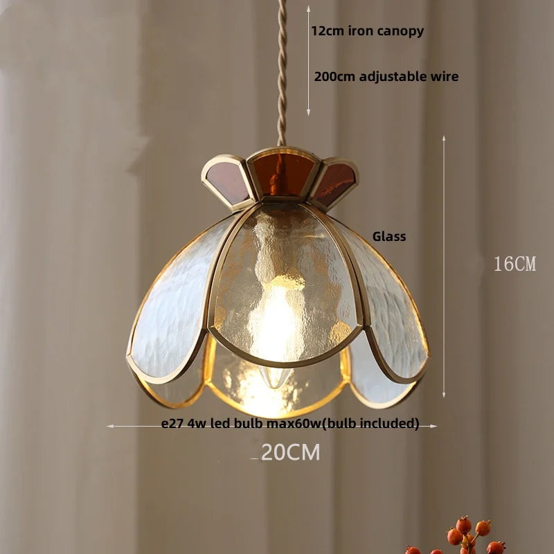 DecorBites™ Crown Diamond Glass Pendant Lamp, LED Modern Hanging Light