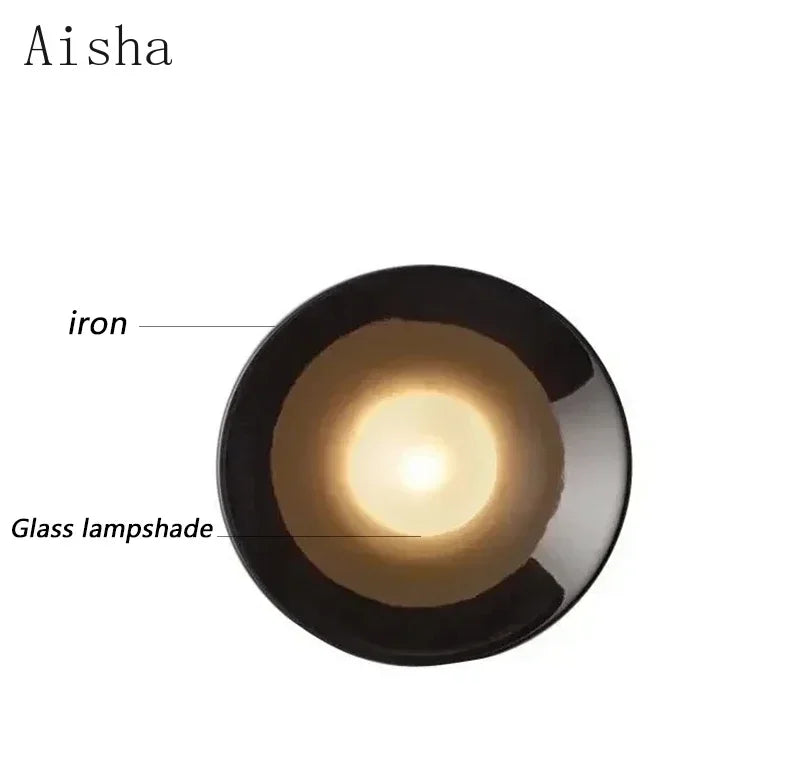 DecorBites™ Bauhaus Metal Wall Lamp Black/White 15cm/18cm for Home Living Room LED Lighting