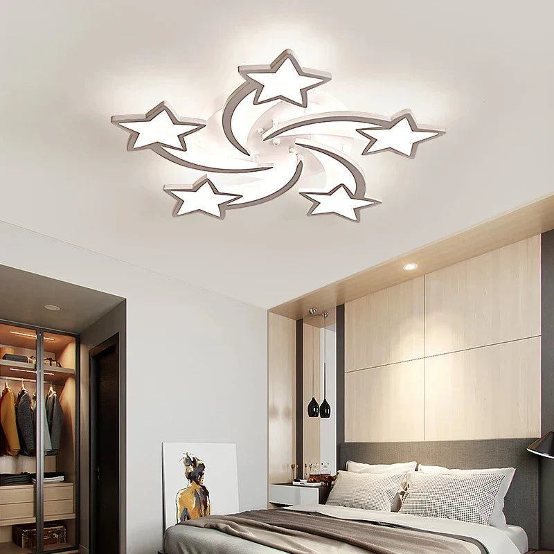 DecorBites™ LED Acrylic Chandelier Lights with Remote for Home Indoor Lighting