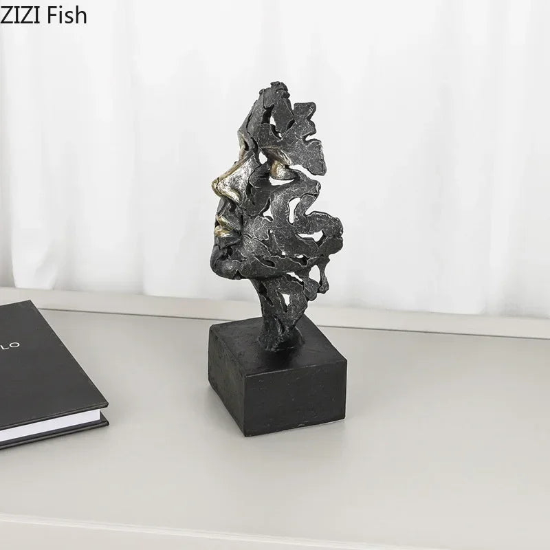 DecorBites™ Creative Thinker Modern Sculpture Decor Ornament for Desk and Room Aesthetics