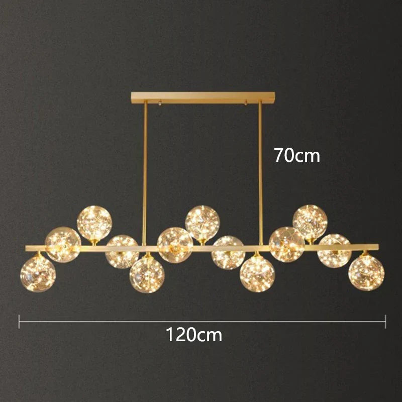 DecorBites™ LED Pendant Light Chandeliers for Modern Home Decor and Indoor Lighting